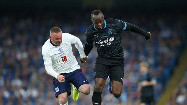 The fastest man on earth has signed up for Sunday league