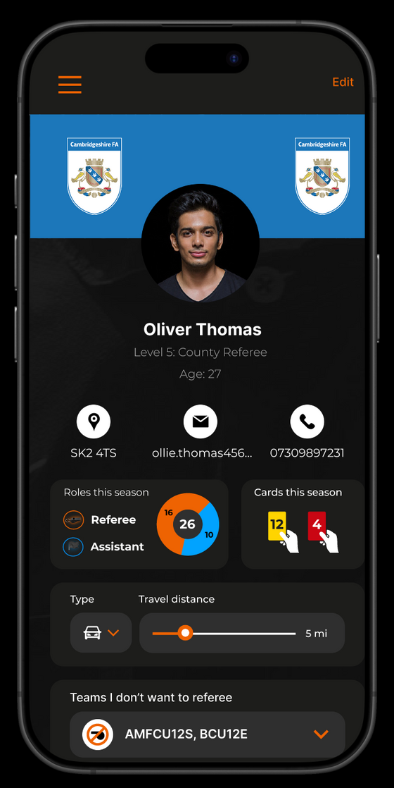 Referee screenshot 3